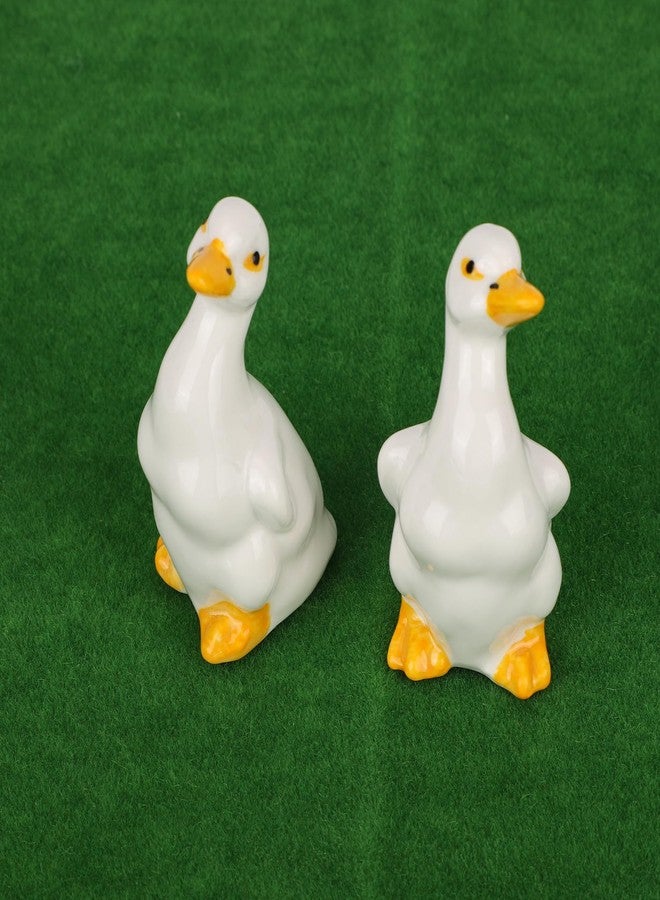 PEUTIER 2pcs Ceramic Toilet Bolt Covers, Goose Toilet Bolt Covers and Caps Decorative for Bathroom Decor, Easy to Install - Image 3