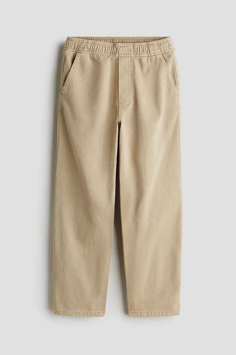H&M Cotton twill joggers