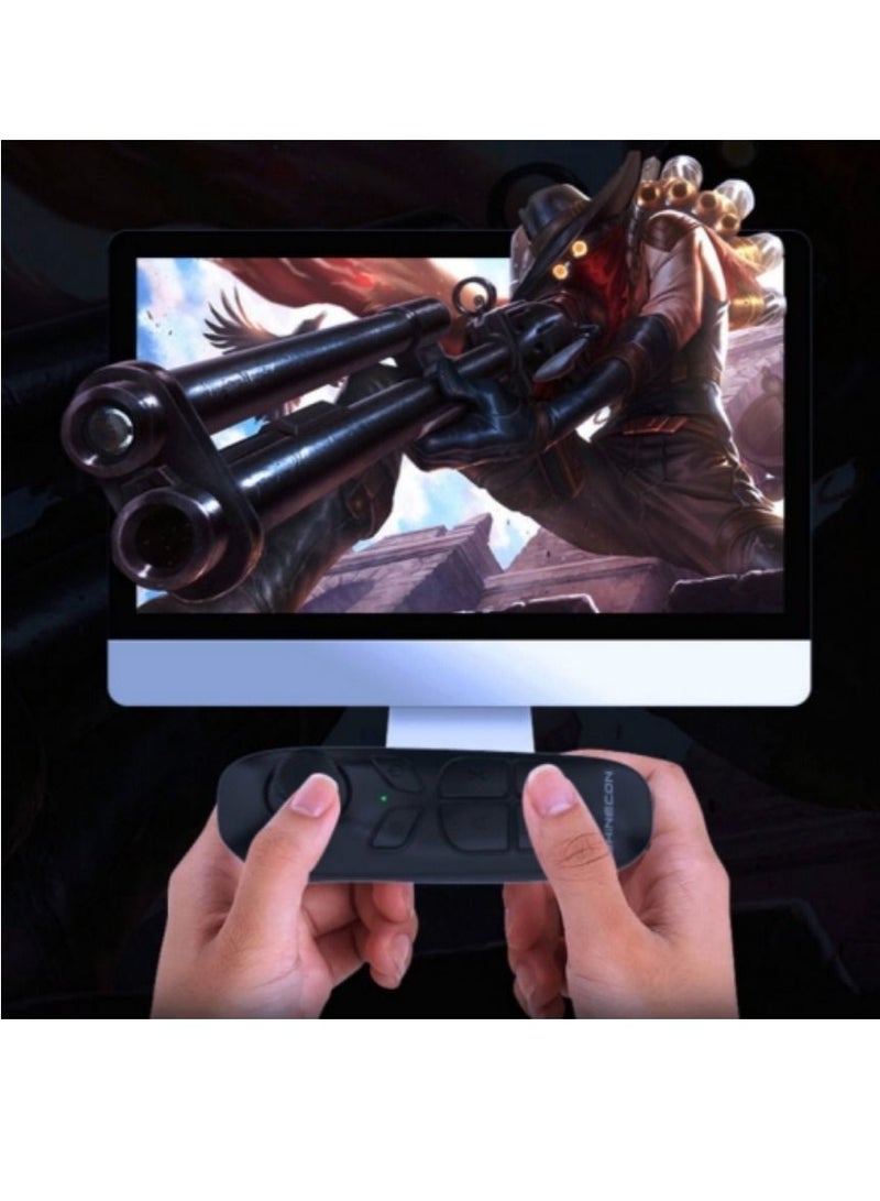 Shinecon Virtual Reality VR Headset 3D Glasses With Remote VR Goggles For TV, Movies & Video Games, Compatible iOS & Android Smartphone Within 3.5 - 7.2 inch Screen Black - Image 3