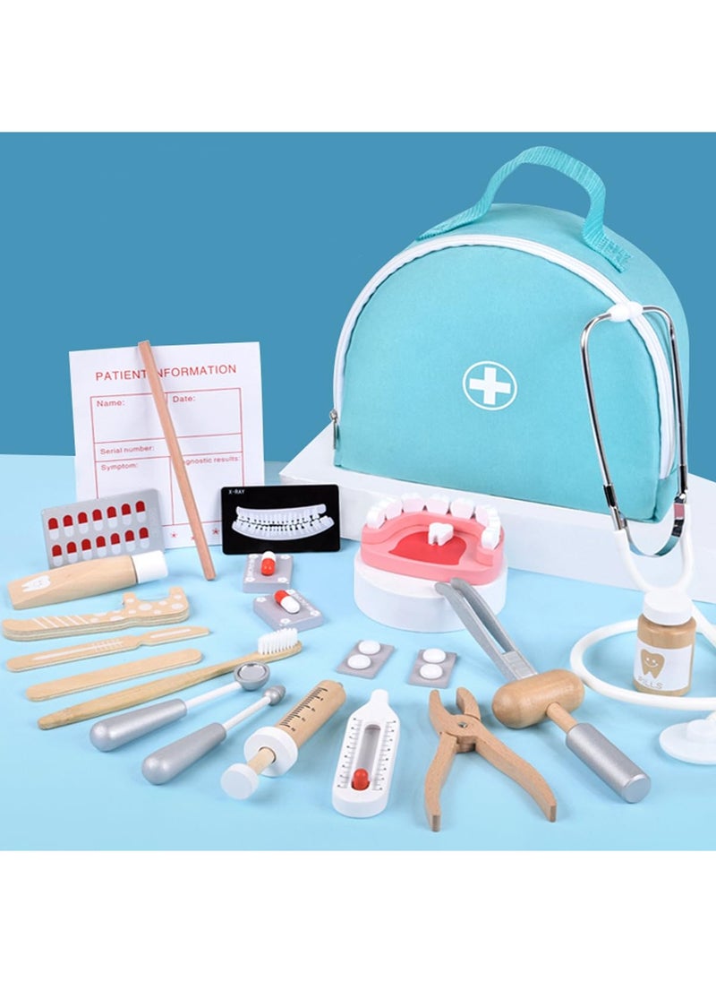Joshberg Doctor Kit for Kids with Stethoscope Pretend Play Medical Toys Set Kids Doctor Playset Dentist Kit Toys  - Image 1