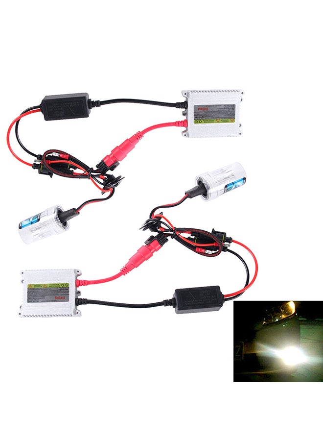 Loquat DC12V 35W 2x H7 Slim HID Xenon Light High Intensity Discharge Lamp - Image 2