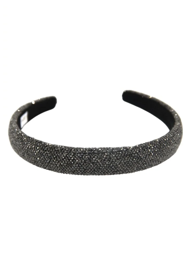 D'Daniela D' Daniela - Anna Headband for Women's and  Girls - Dark Grey