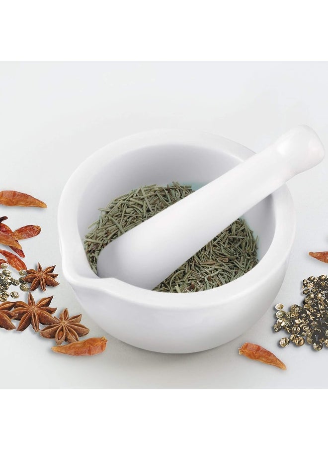 FACKELMANN Fackelmann Pestle and Mortar 11 x 6 cm Porcelain  - Image 3