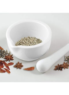 FACKELMANN Fackelmann Pestle and Mortar 11 x 6 cm Porcelain  - Image 5