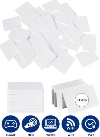 115 PCS NFC Cards Rewritable NFC Tags White NFC Cards NFC Business Card NFC 215 Tag programmable NFC Tags with and TagMo for Android and All Phone NFC Enabled - pzsku/Z7609EFDA95357966BCF2Z/45/_/1734941357/8648d737-f5be-4d6e-849e-25850842fa22
