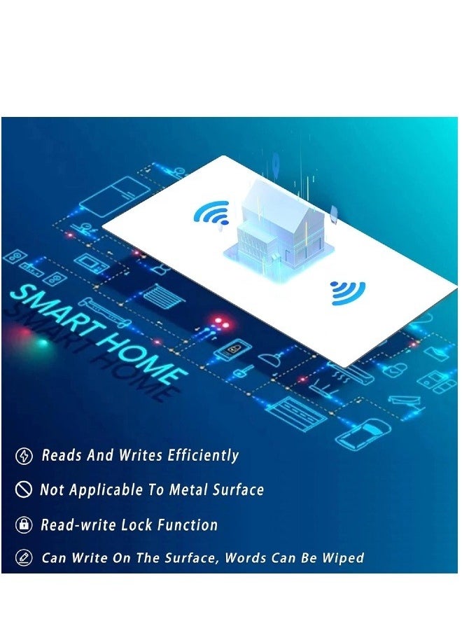 115 PCS NFC Cards Rewritable NFC Tags White NFC Cards NFC Business Card NFC 215 Tag programmable NFC Tags with and TagMo for Android and All Phone NFC Enabled
