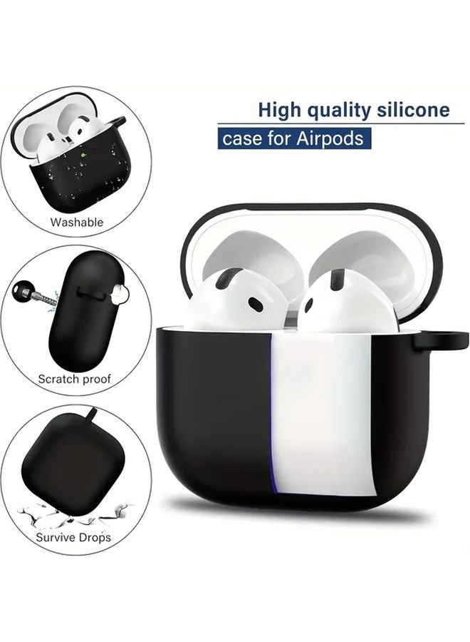 High Ash Protective Case For AirPods 4 With Cleaning Kit Slim Lightweight Cover - Image 5