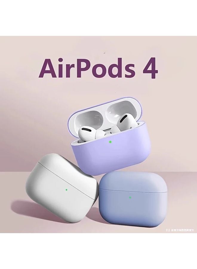 High Ash Protective Case For AirPods 4 With Cleaning Kit Slim Lightweight Cover - Image 2