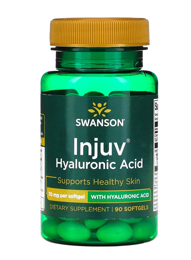 سوانسون حمض الهيالورونيك Injuv ، 70 ملجم ، 90 كبسولة هلامية