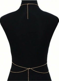 RA accessories Women's Unique  Body Chain Golden -Belly Chain  - Image 2