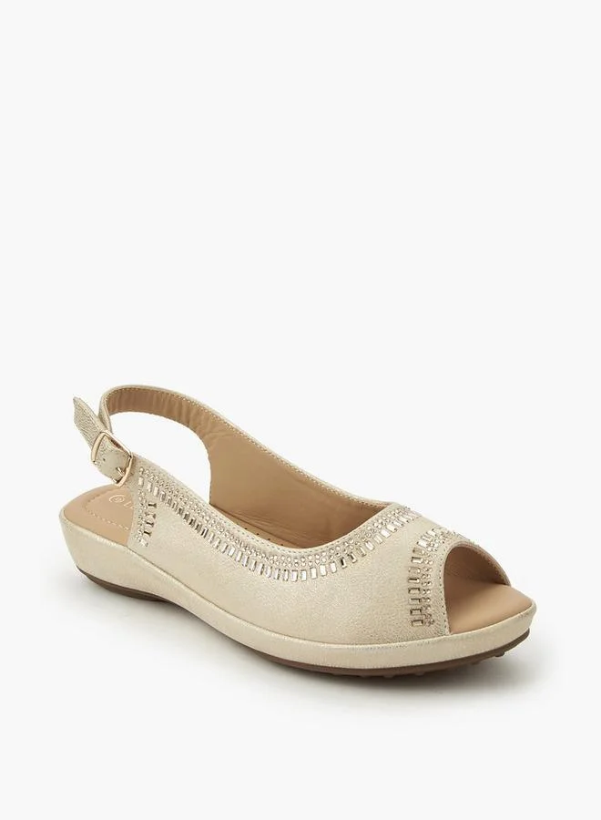 Le Confort Women Embellished Peep Toe Sandals