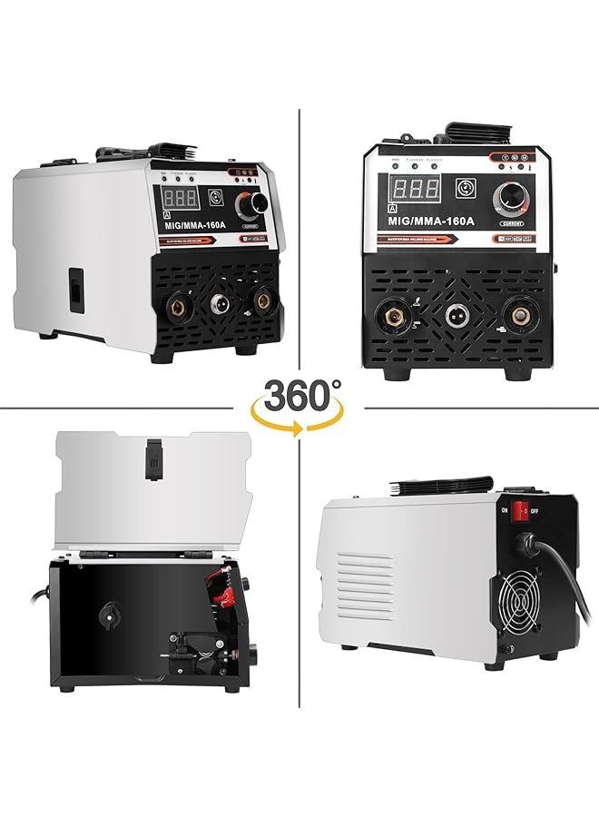 إيروريكس 2 في 1 لحامات Mig Mma، لحام يدوي وغاز ثاني أكسيد الكربون، لحامات عاكسة متعددة الأغراض تعمل بالتيار المستمر Igbt، آلية تغذية سلكية مدمجة - Image 5