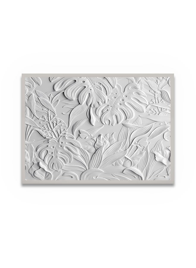 Marktna Canvas Wall Art For Wall Decoration Abstract Design With A Hollow Silver Frame Size 120x80cmOne Piece - Image 2