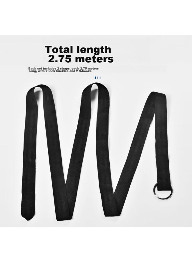 TAN XIAN ZHE Explorer Tan Xian Zhe Hammock Strap, Portable Hammock, Specialized Rope Accessories For Hammocks, Outdoor Play Hammock, Includes S Hook And Large Hanging Buckle  - Image 3
