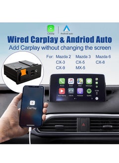 TK78-66-9U0C Apple Carplay Android Auto Retrofit Kit Compatible with Mazda 2 3 6 CX3 CX5 CX9 MX5 Miata 2014-2020 Car Play Adapter Interface Port Fits MZD Connect System 00008FZ34 - pzsku/Z760A479C4CC542E4DD83Z/45/_/1698743427/41b782cc-d3c2-4c9f-8866-850224aae1b7