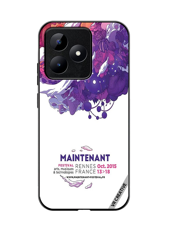 VR CREATIVE Protective Case Cover For Realme C53 Maintenant Festival Modern Event Design Multicolour - Image 1