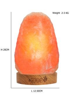 GEOHONEY Geohoney - Himalayan Salt Lamp 2 KG Mountain Shaped  - Image 2