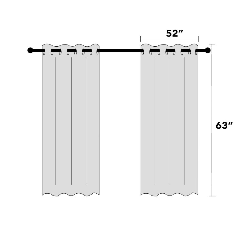 PrinceDeco 100% Blackout Curtains Primitive Linen Textured Curtain Drapes for Bedroom Full Light Blocking Window Curtains Draperies for Living Burlap Fabric Soft with White Liner (52"W x 63"L, Light Grey) - Image 2