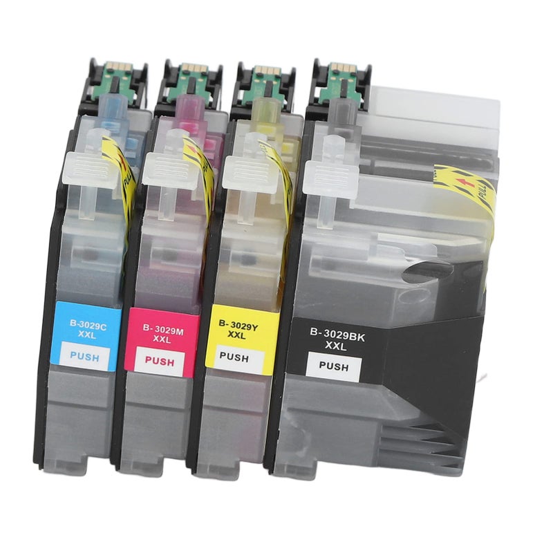 4Pcs High Yield Ink Cartridge BK C M Y Compatible with MFC J5830DW Printer - Image 2