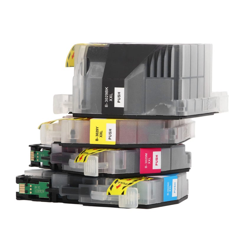 4Pcs High Yield Ink Cartridge BK C M Y Compatible with MFC J5830DW Printer - Image 5