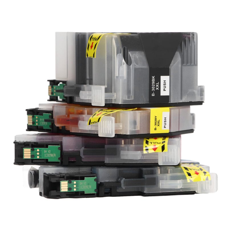 4Pcs High Yield Ink Cartridge BK C M Y Compatible with MFC J5830DW Printer - Image 3