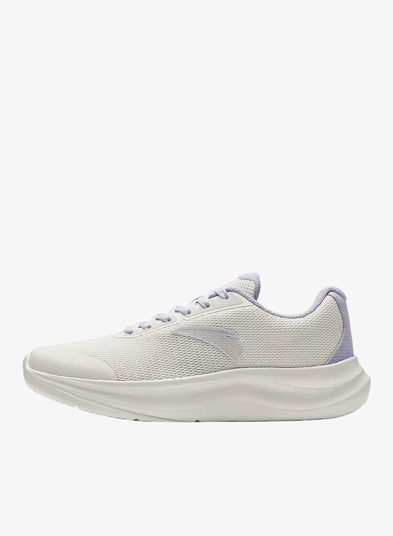 ANTA Beige/L.Purple Women's Lightweight Soft-Sole Running Shoes with Cushioned EVA Midsole for Women | Best Price UAE