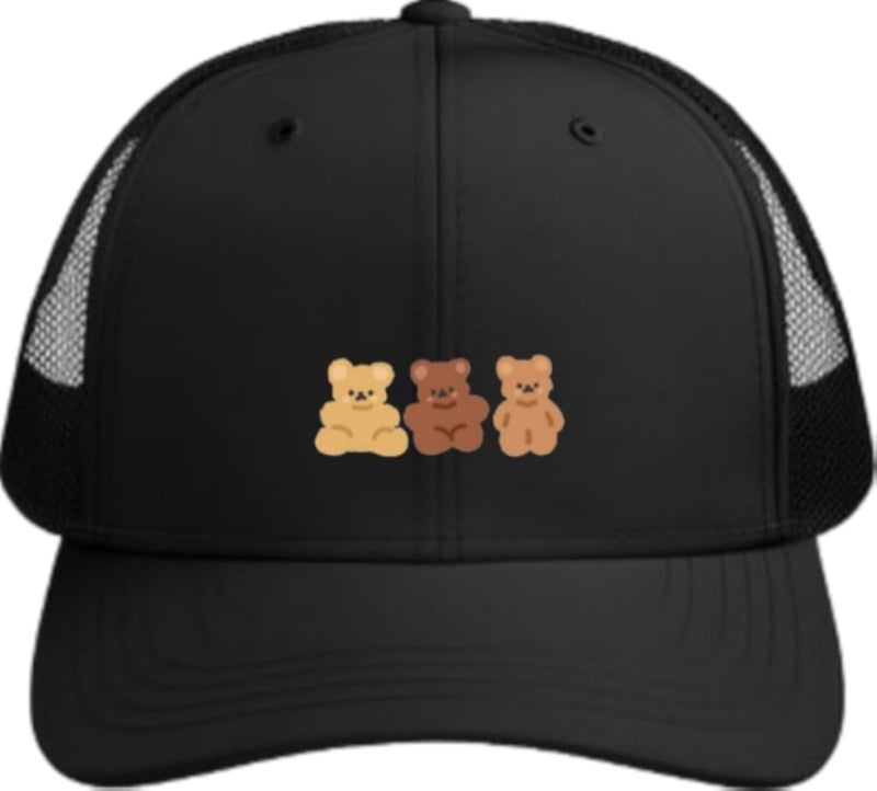 bear Baseball cap Black 19