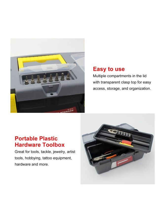 إسكدنيا صندوق أدوات متعدد الوظائف أسود/ أصفر - Image 3