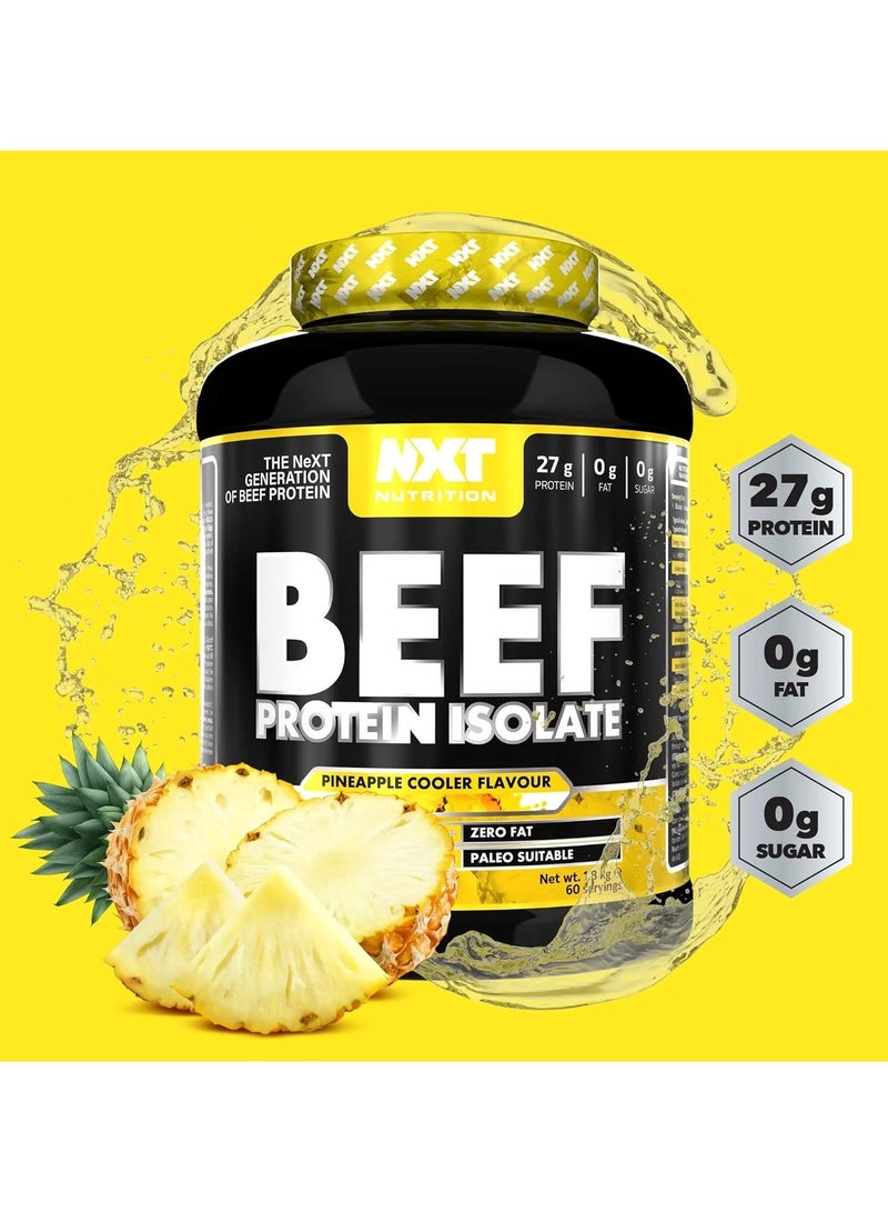 NXT Nutrition Beef Protein Isolate - Pineapple - (1.8kg) - Image 3