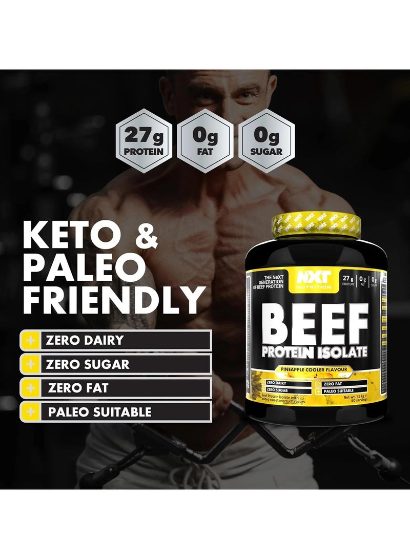 NXT Nutrition Beef Protein Isolate - Pineapple - (1.8kg) - Image 5