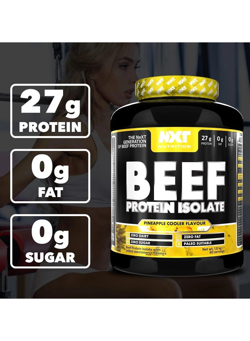 NXT Nutrition Beef Protein Isolate - Pineapple - (1.8kg) - Image 4