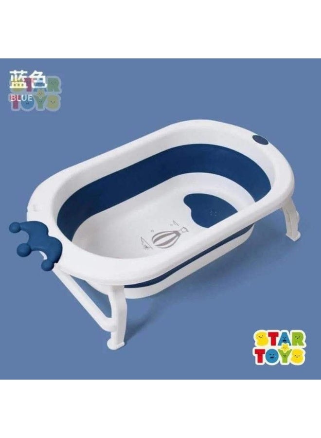 Silicone bathtub for children, safe and flexible, provides comfort and ease during bathing. - Image 2