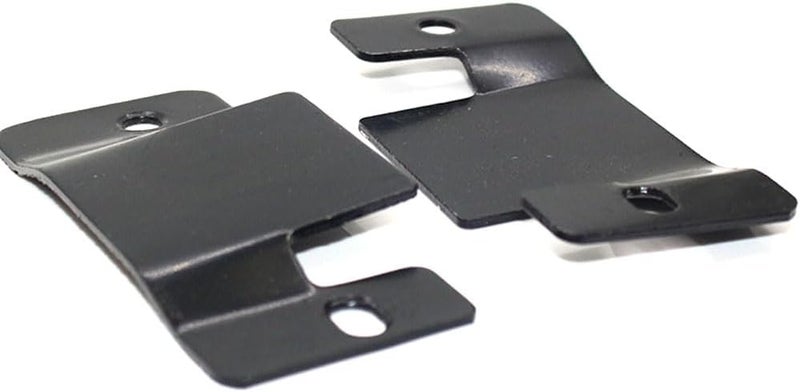 Built-in mounting bracket set (8-piece set)-interlocking furniture connectors, heavy-duty connecting clip brackets (suitable for headboards, sofas, drawer cabinets) Black - Image 3