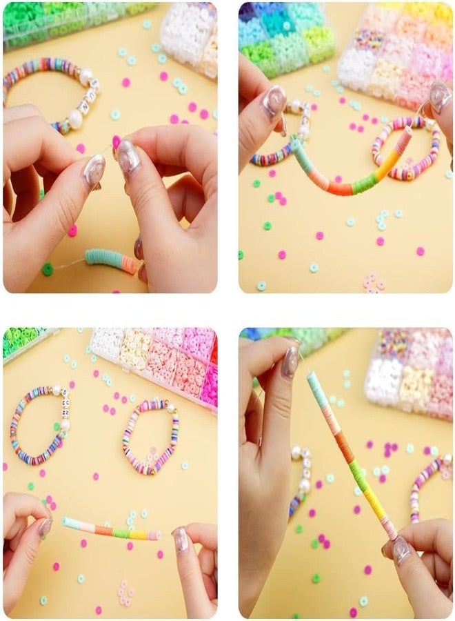 GEMSY Plastic Beads for Kids Crafts Children's Jewelry Making Kit DIY Bracelets Necklace Hairband and Rings Craft Kits Birthday for 4, 5, 6, 7-Year-Old Little Girls Multicolor (JMK-01) (j kit 02) - Image 5