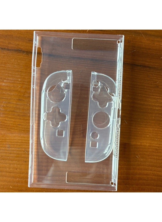 Switch2 Generation Middle Frame Tpu + Left And Right Handles Tpu Ns2Tpu Transparent Shell Plus Left And Right Host Split Tpu 