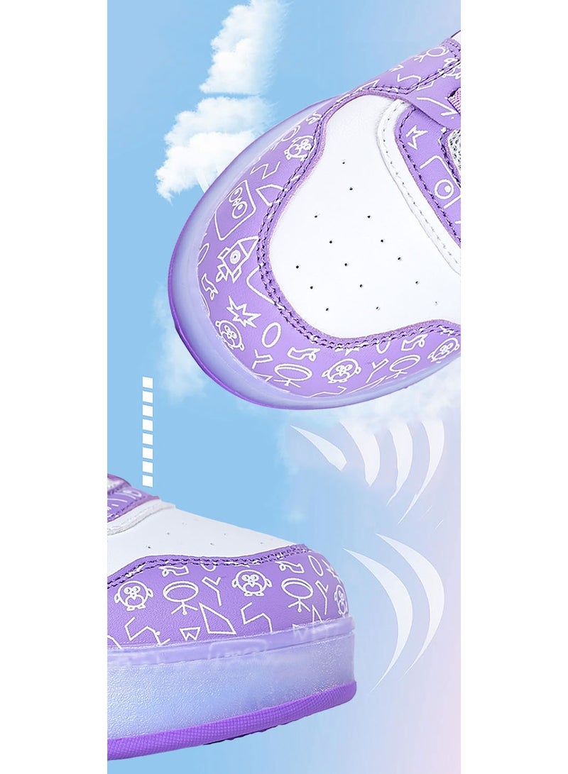 إسكدنيا Kids Roller Skates Shoes 4 Wheels Roller Shoes Boys Girls Wheel Shoes Roller Sneakers Shoes for Beginner More Balanced - Image 4