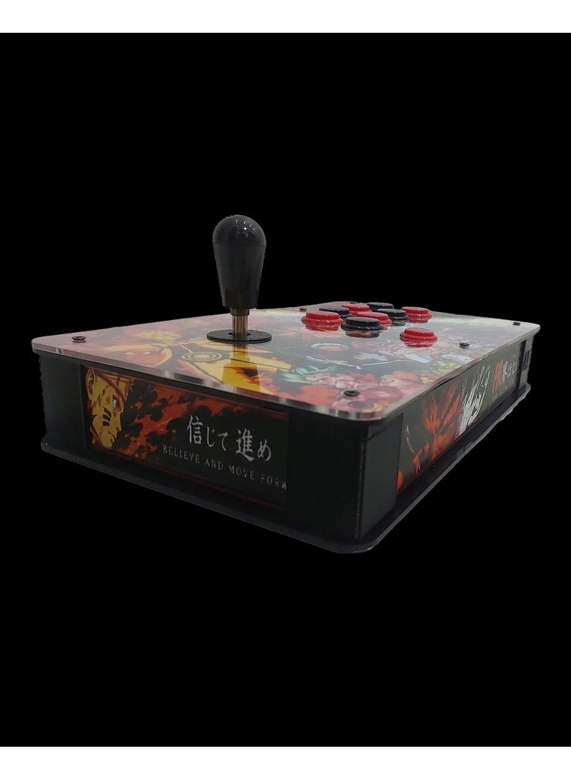 عصا ألعاب أركيد Arcade Forge بذراع كوري ولوحة Brook Gen-5X الأصلية – PS5 وXbox وSwitch وPC – رسومات أنمي مخصصة - Image 1