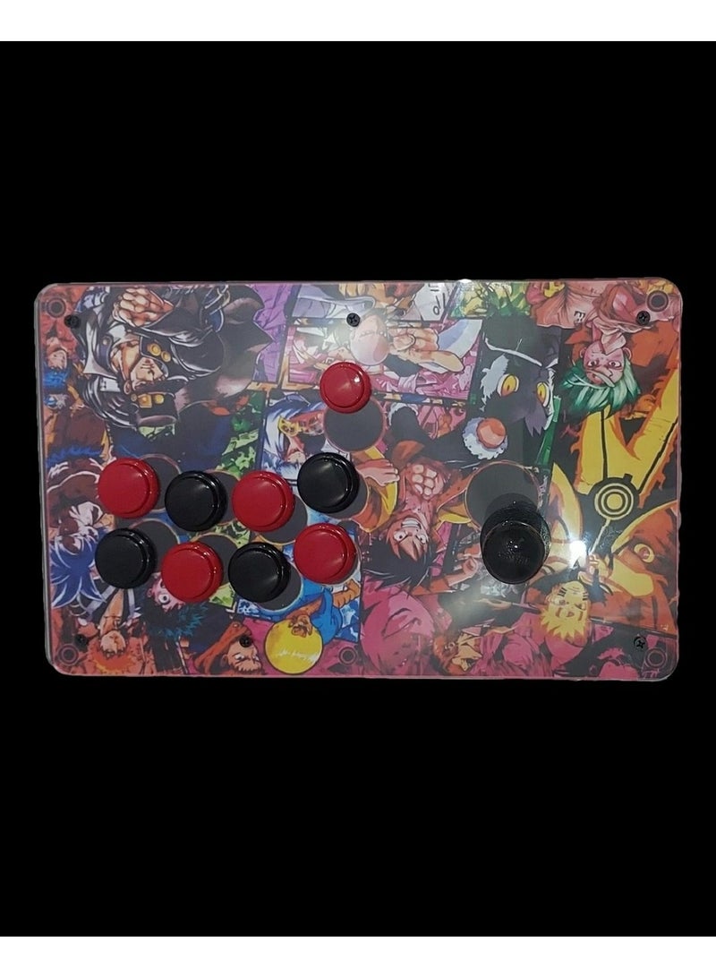 عصا ألعاب أركيد Arcade Forge بذراع كوري ولوحة Brook Gen-5X الأصلية – PS5 وXbox وSwitch وPC – رسومات أنمي مخصصة - Image 4