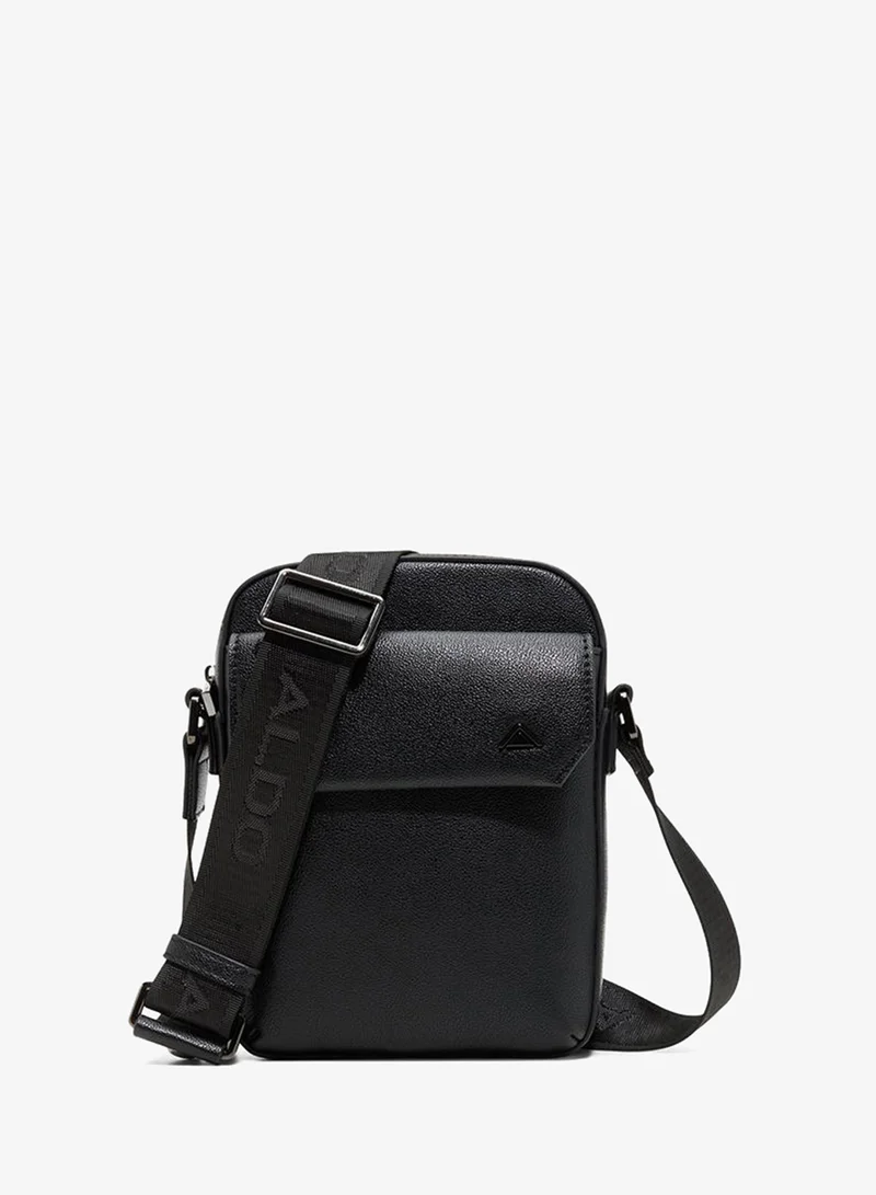 Kennethe Men's Black Cross Body Bag