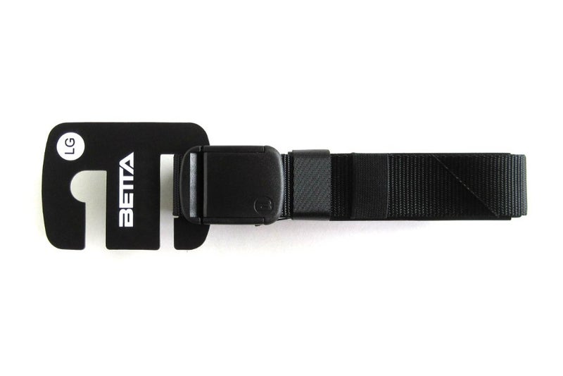 Betta 1.25 Inch Nylon Web Belt with Adjustable Buckle, Unisex (X-Large, Black) - Image 2