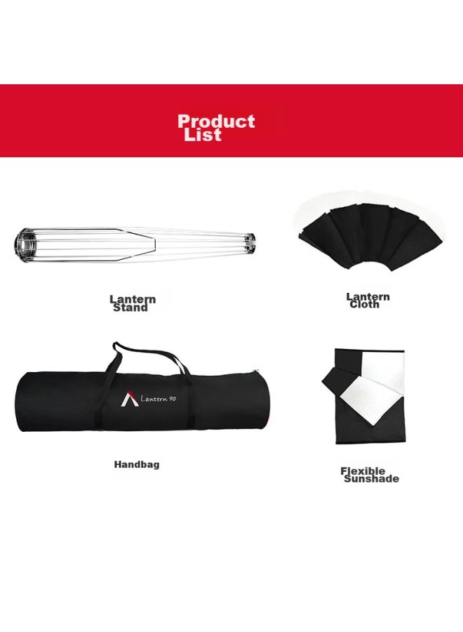 Aputure Aputure Lantern 90Cm Soft Light Spherical Lampshade, Studio Green Screen, Portrait Photography, Video All-Direction Soft Light Box - Image 1