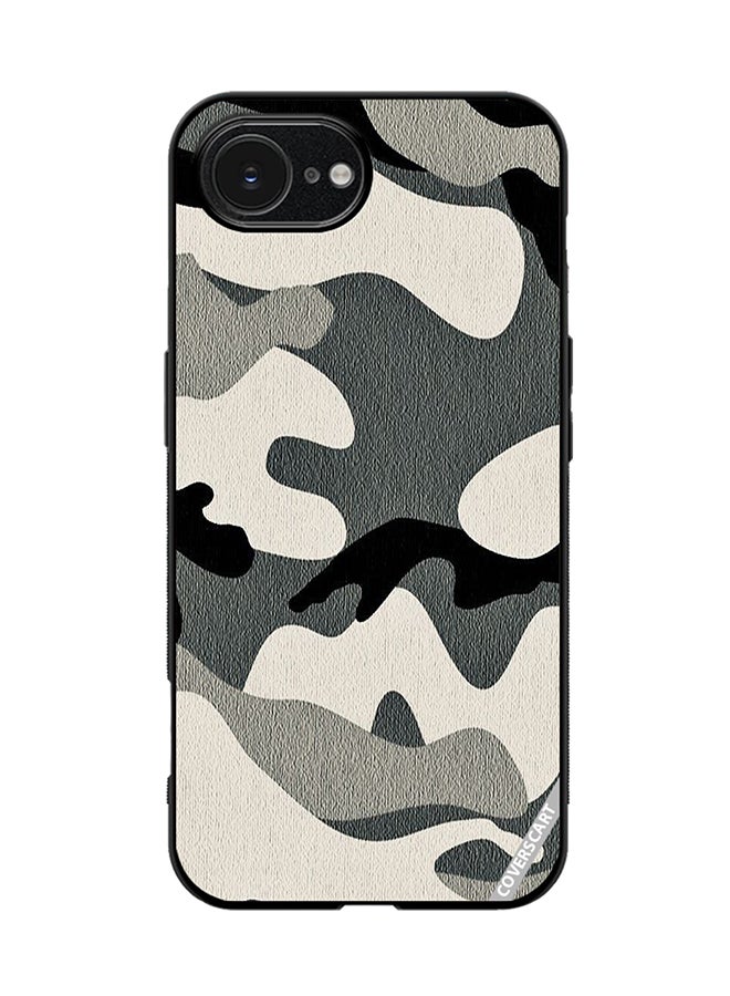 COVERSCART Protective Case Cover For Apple iPhone 16e Camouflage-Patterned Design Multicolour