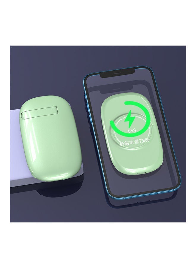 Raxoom 10000.0 mAh Magnetic Power Bank For iPhone 12/12 Pro/12 Pro Max Green - Image 2