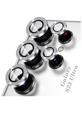 Samsung Galaxy S23 Ultra Camera Lens Protector, Glitter Bling Tempered Glass Camera Screen Protector Individual Metal Ring Lens Cover - pzsku/Z760B086240F0A391EBCEZ/45/_/1692706412/716beaf4-a4b6-4c7e-a128-9665c1a677c3