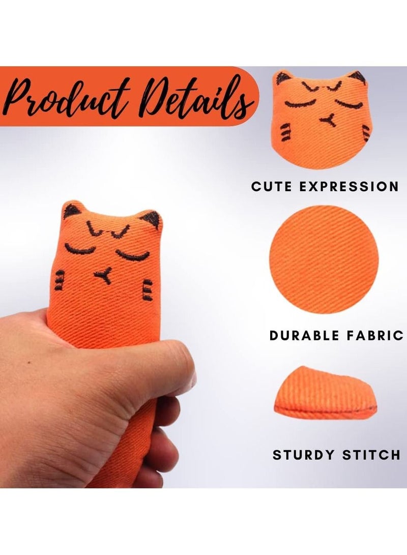 5 Pcs Cat Toys Catnip Toys Cat Chew Toy Interactive Cat Toy Bite Resistant Catnip Toys for Cats Kittens Puppies Catnip Filled Cartoon Mice Cat Teething Chew Toy - Image 3