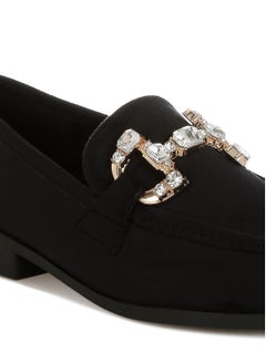 Diamante Embellished Horsebit Loafers in Black - pzsku/Z760B17EEA32731DB1870Z/45/_/1730264869/069f3fdc-fb1f-4fb6-90ec-c84e6c9c4c42