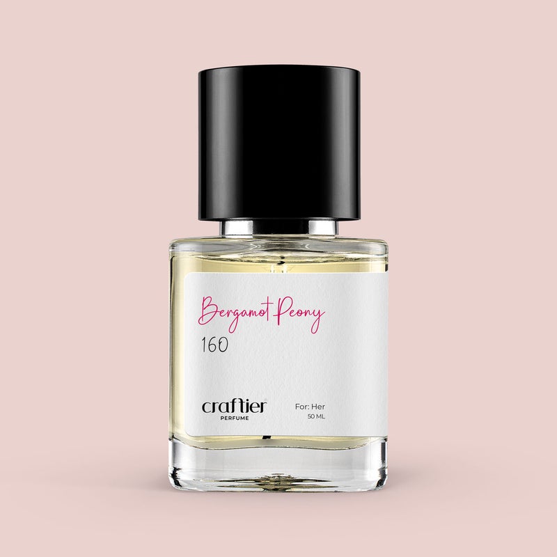 Craftier Perfume BERGAMOT PEONY - Inspired of-GOOD GIRL BLUSH, Eau De Parfum for Women - 50ml, Long Lasting Floral Fragrance Upto 16 Hrs, Travel Size Women's Perfume - Image 3