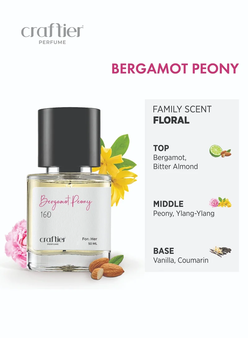 Craftier Perfume Inspired-Good Girl Blush BERGAMOT PEONY - Inspired of-GOOD GIRL BLUSH, Eau De Parfum for Women - 50ml, Long Lasting Floral Fragrance Upto 16 Hrs, Travel Size Women's Perfume for Women | Best Price UAE