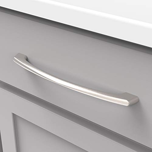 Hickory Hardware 1 Pack Solid Core Kitchen Cabinet Pulls, Luxury Cabinet Handles, Hardware for Doors & Dresser Drawers, 8-13/16 Inch (224mm) Hole Center, Stainless Steel, Greenwich Collection - Image 5