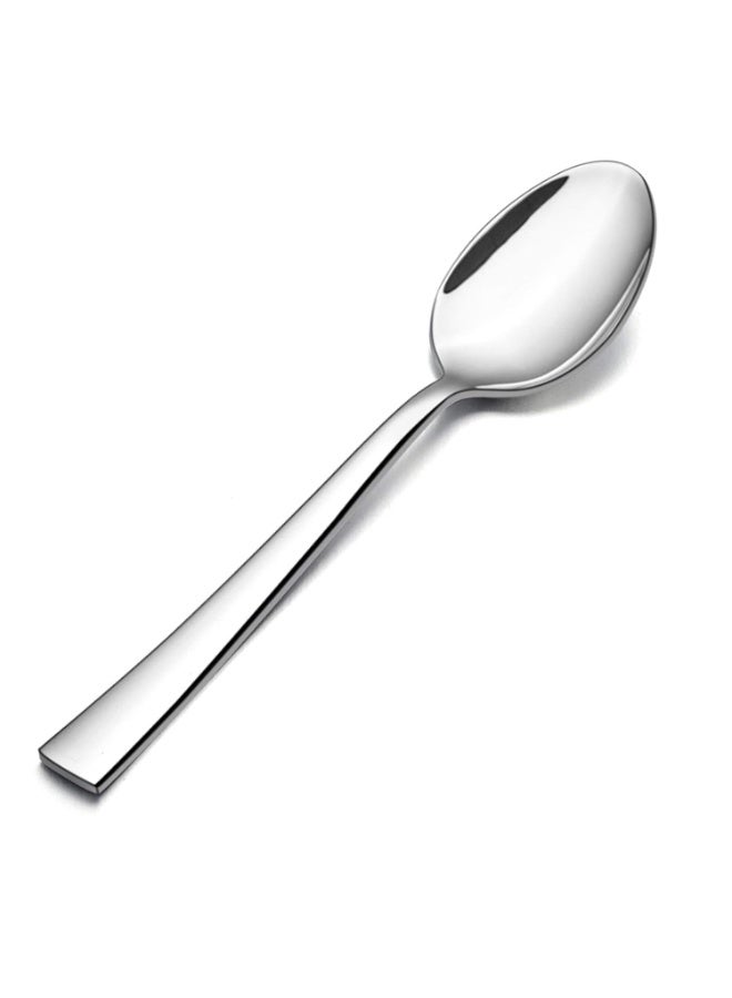 EMBASSY 12 Pieces Stainless Steel Tea Spoon Set for Tea, Coffee, Sugar & Spices, Small Spoons, Silver, Length: 14.5 cm, Thick: 1.9 mm, Food Grade Silverware, Mirror Polished, Silver Spoons, Anti Rust - Image 4